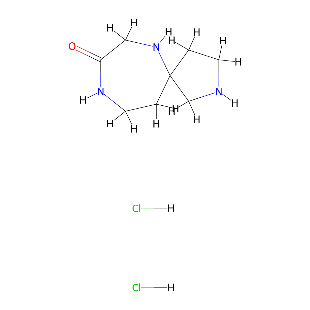 2,6,9-Triazaspiro[4.6]undecan-8-one dihydrochloride molecular structure, CAS 2490705-04-7