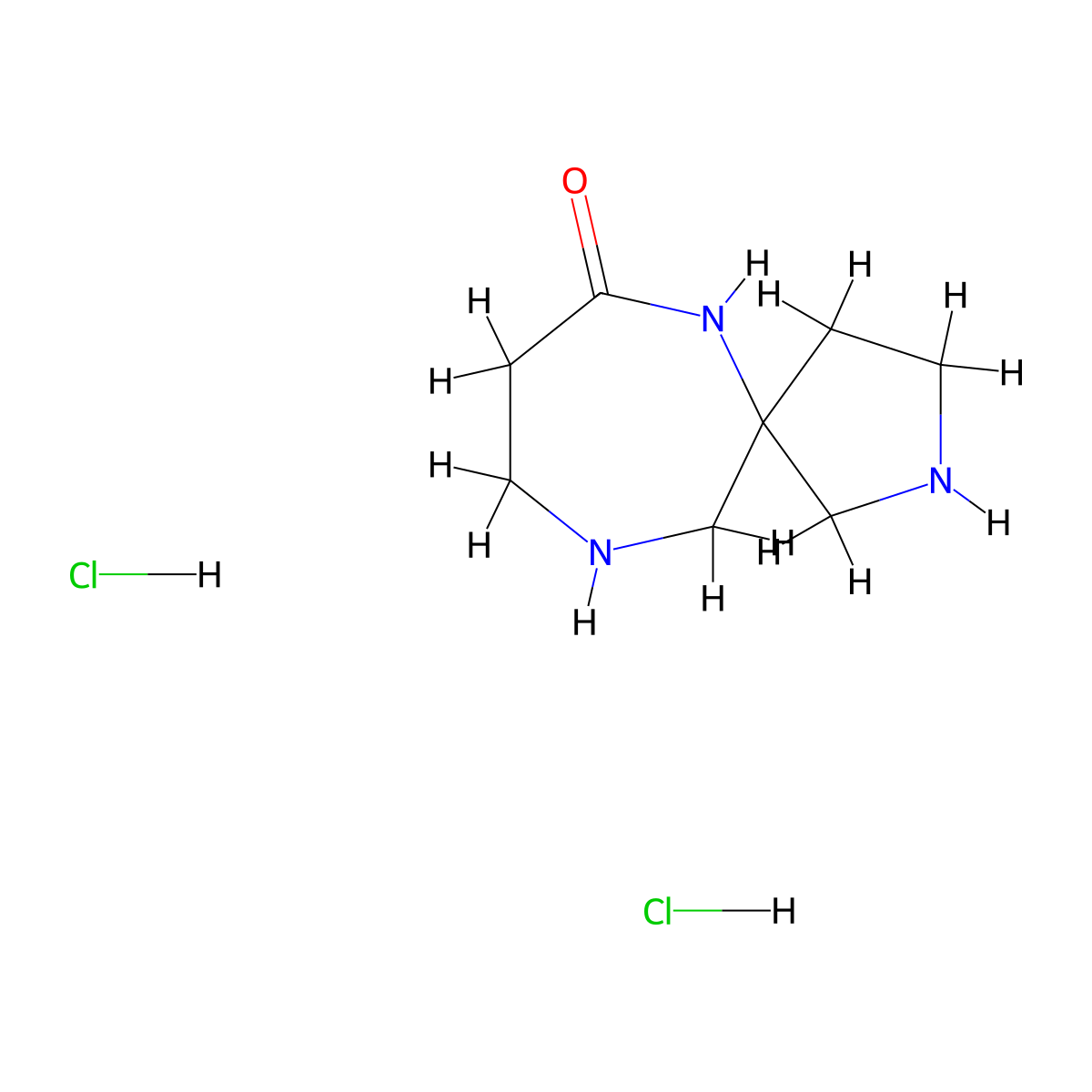 2,6,10-Triazaspiro[4.6]undecan-7-one dihydrochloride molecular structure, CAS 2490705-28-5