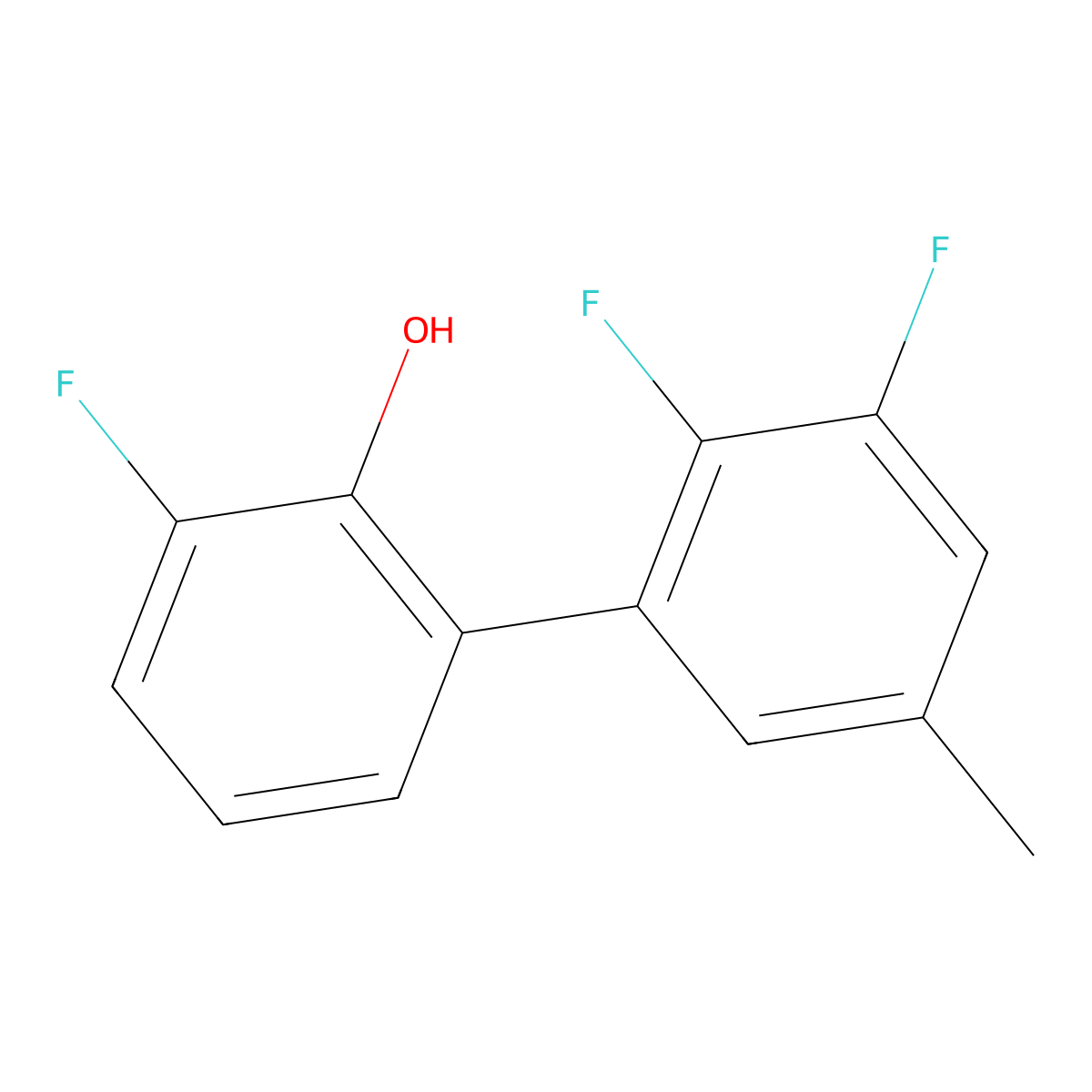 2',3,3'-Trifluoro-5'-methyl[1,1'-biphenyl]-2-ol molecular structure, CAS 2491648-84-9