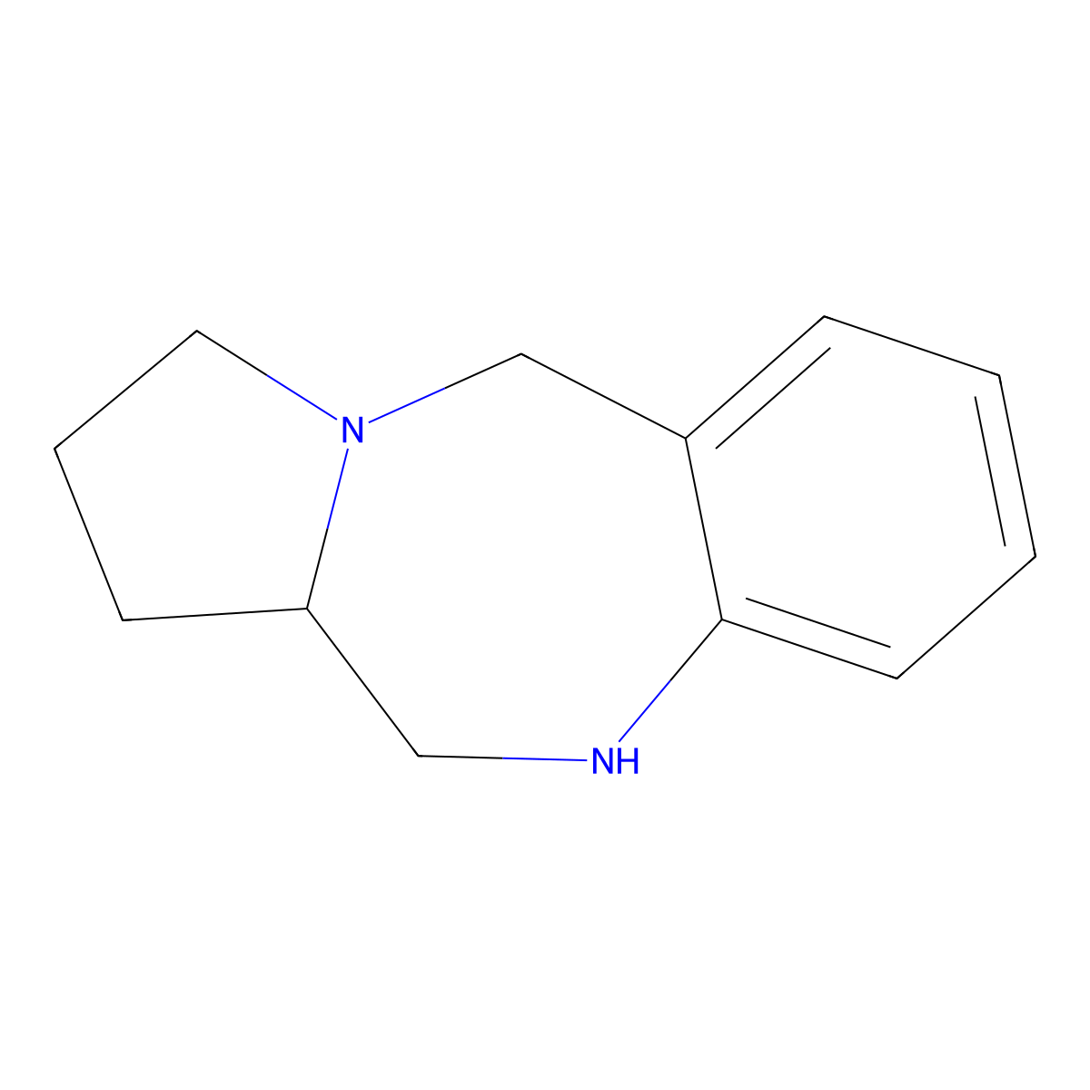 3,9-Diazatricyclo[8.4.0.0,3,7]tetradeca-1(14),10,12-triene molecular structure, CAS 24919-43-5