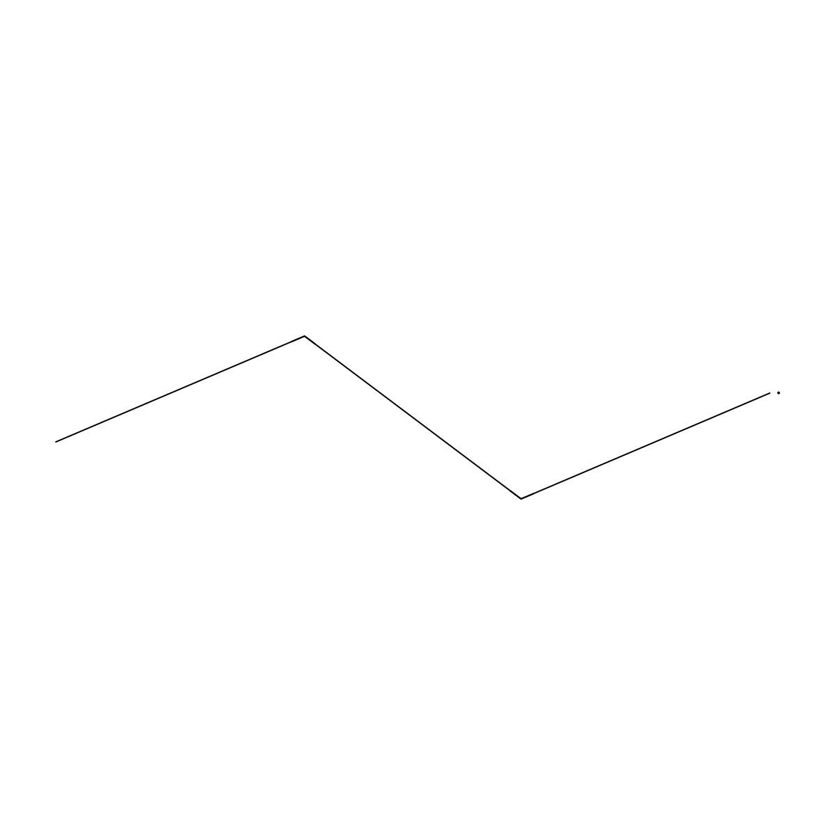 1-Butyl radical molecular structure, CAS 2492-36-6