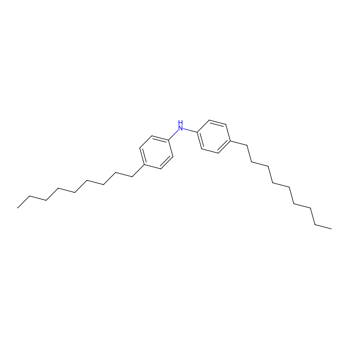 4,4'-Dinonyldiphenylamine molecular structure, CAS 24925-59-5