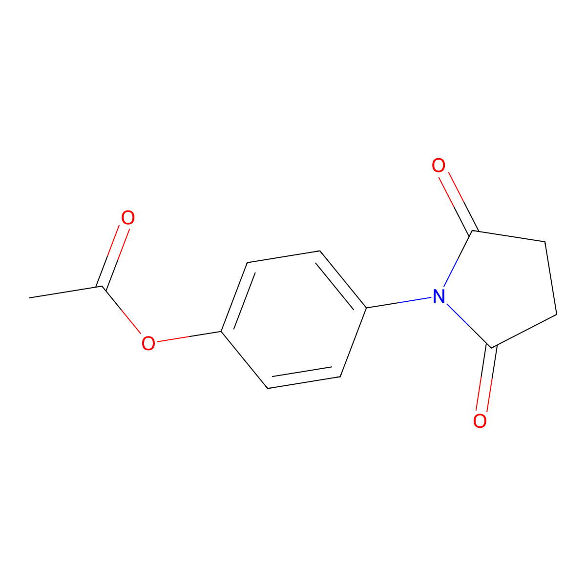 [4-(2,5-Dioxopyrrolidin-1-yl)phenyl] acetate molecular structure, CAS 249277-70-1