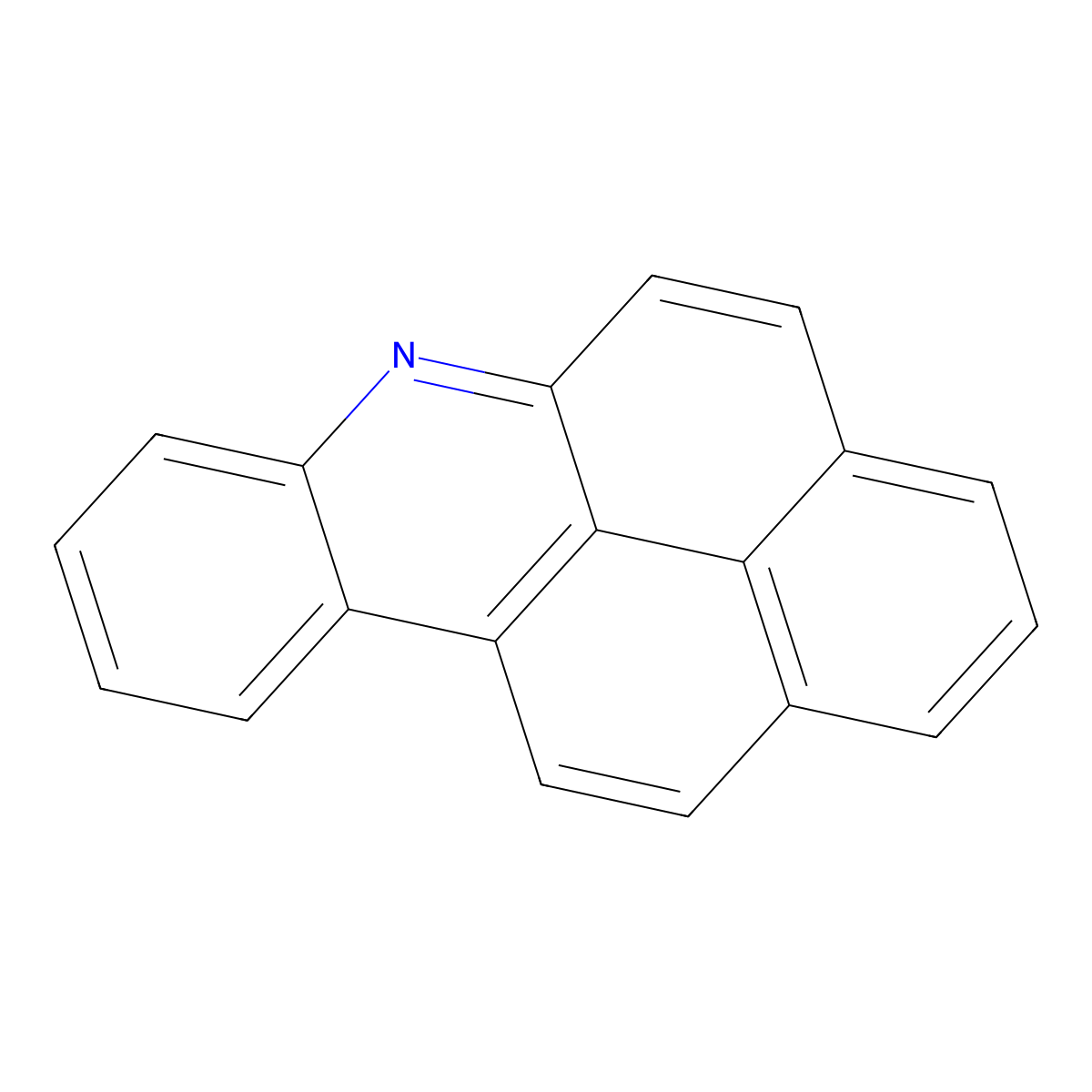 6-Azabenzo(a)pyrene molecular structure, CAS 24930-41-4