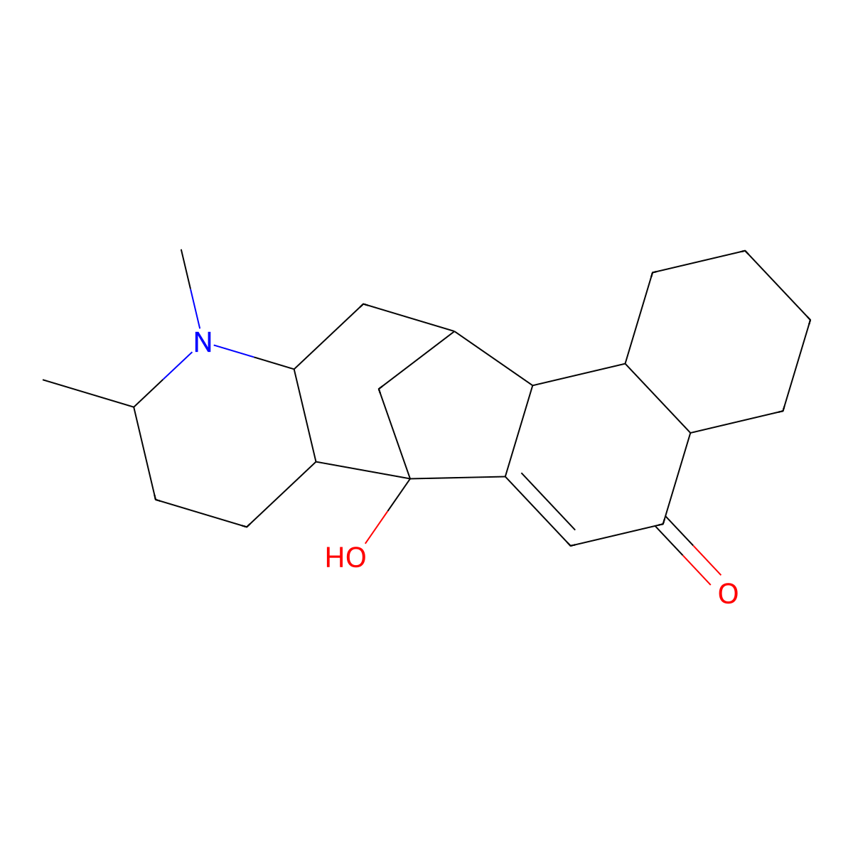 Himbadine molecular structure, CAS 24932-15-8