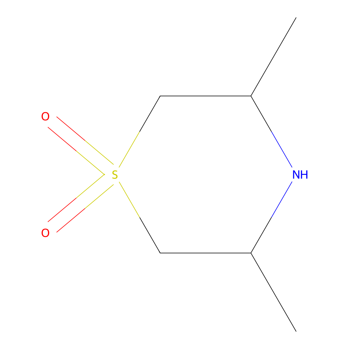 (3S,5S)-3,5-Dimethyl-thiomorpholine 1,1-dioxide molecular structure, CAS 2493200-75-0