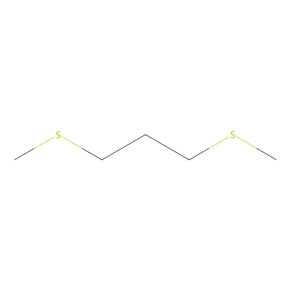 Propane, 1,3-bis(methylthio)- molecular structure, CAS 24949-35-7