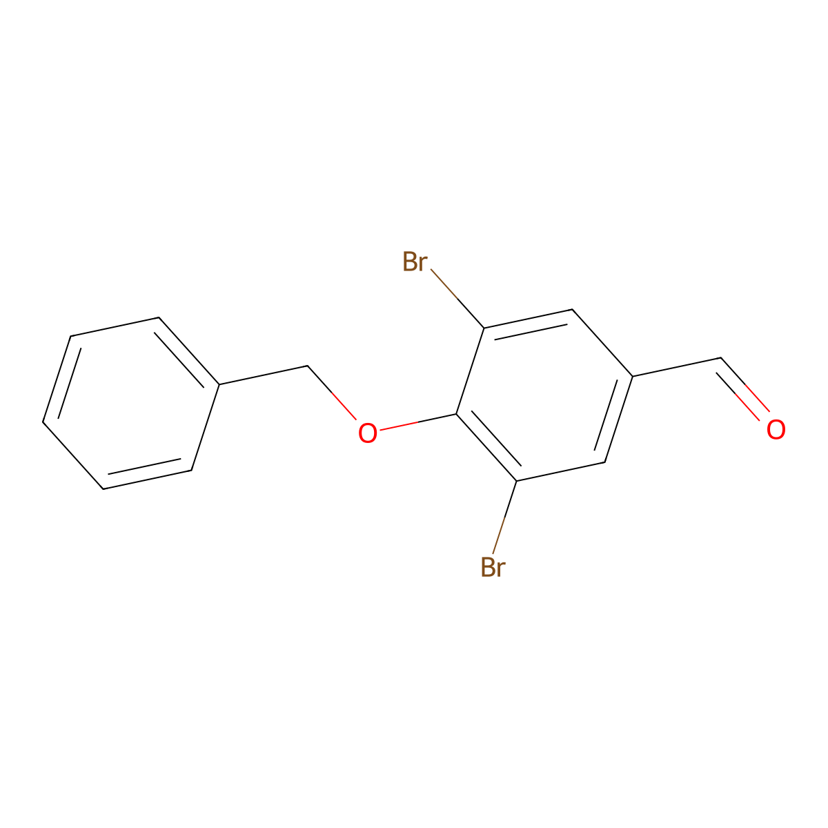 4-Benzyloxy-3,5-dibromo-benzaldehyde molecular structure, CAS 249515-06-8