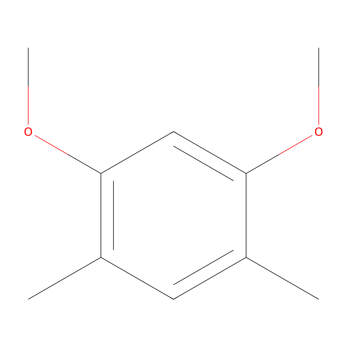 1,5-Dimethoxy-2,4-dimethylbenzene molecular structure, CAS 24953-82-0