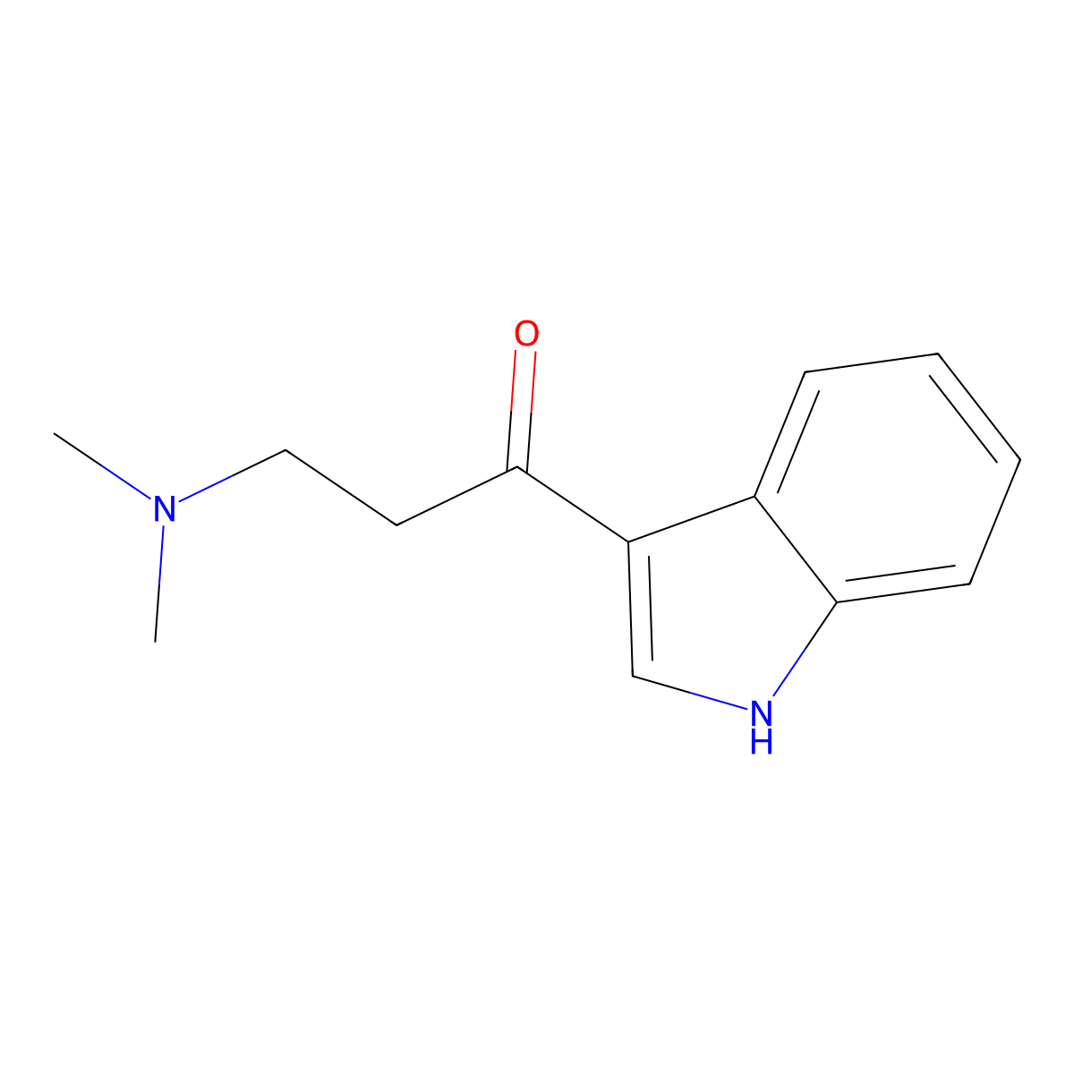 3-(3-Dimethylaminopropionyl)indole molecular structure, CAS 24955-83-7