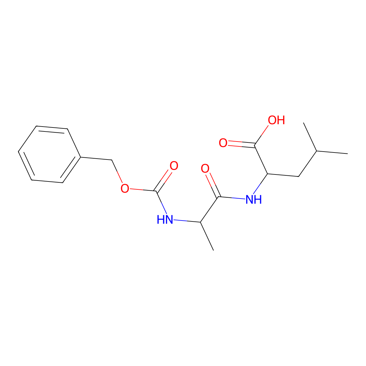 Z-Ala-Leu molecular structure, CAS 24959-68-0