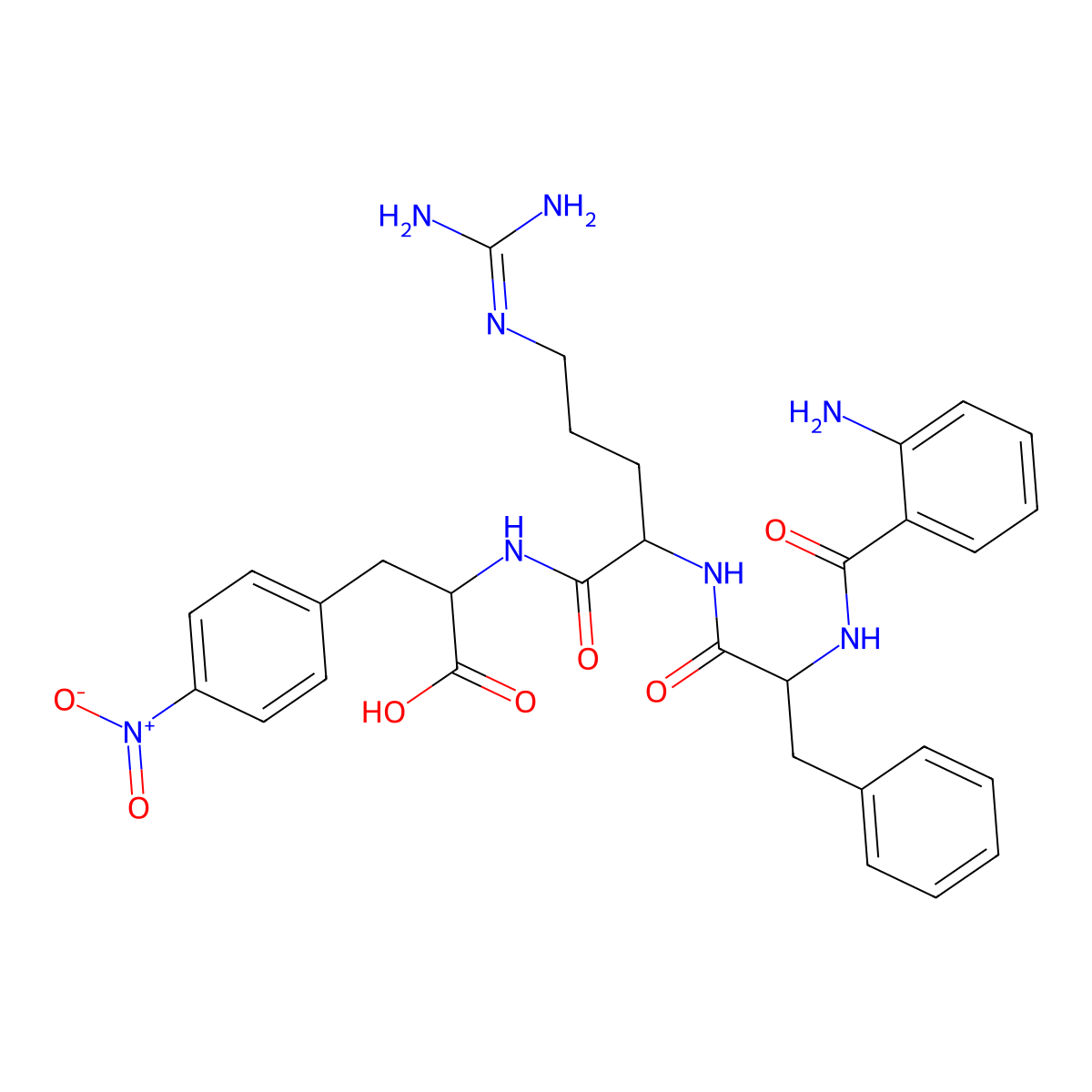 Abz-FRF(4NO2) molecular structure, CAS 249618-84-6