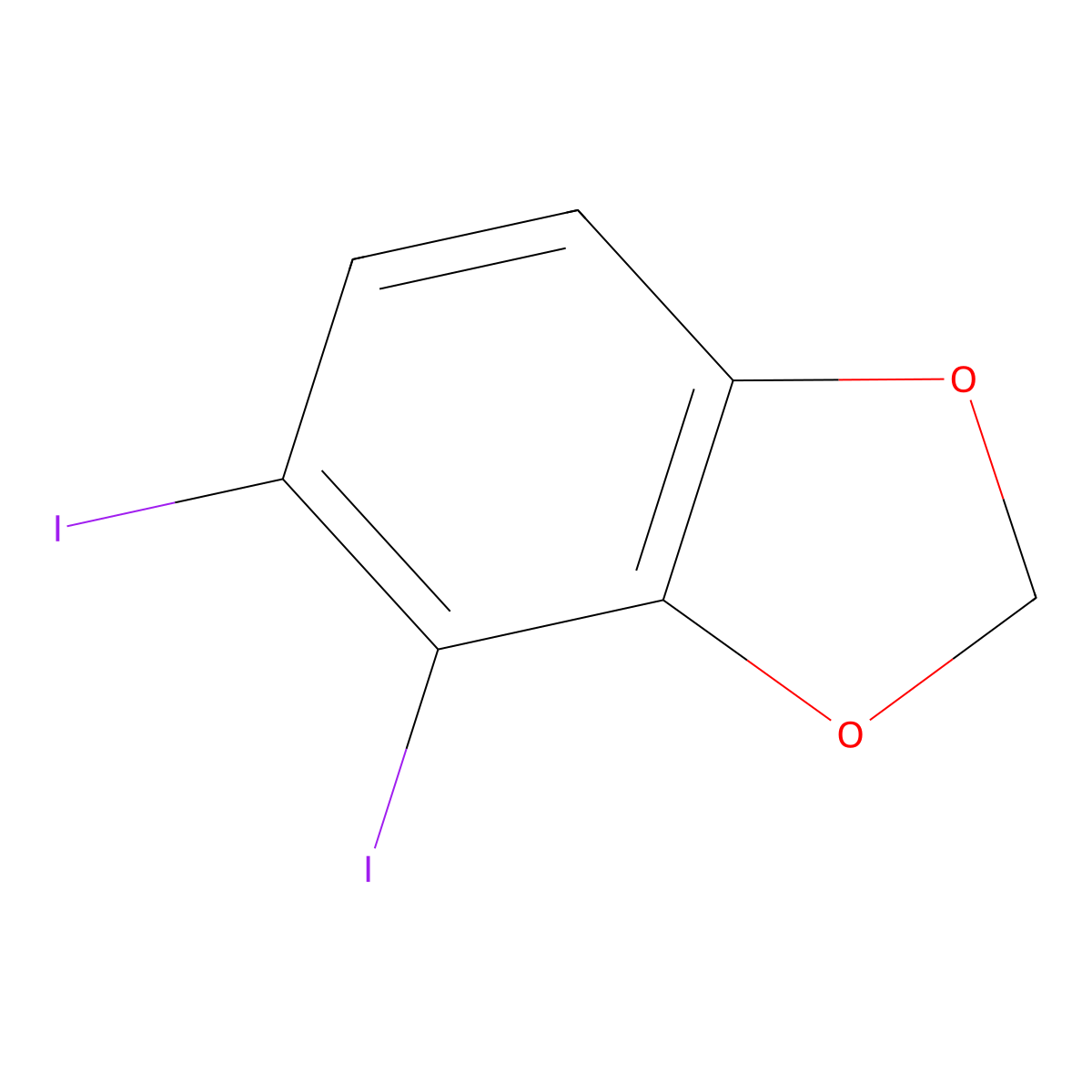 4,5-DiiodobenZo[d][1,3]dioxole molecular structure, CAS 249636-74-6