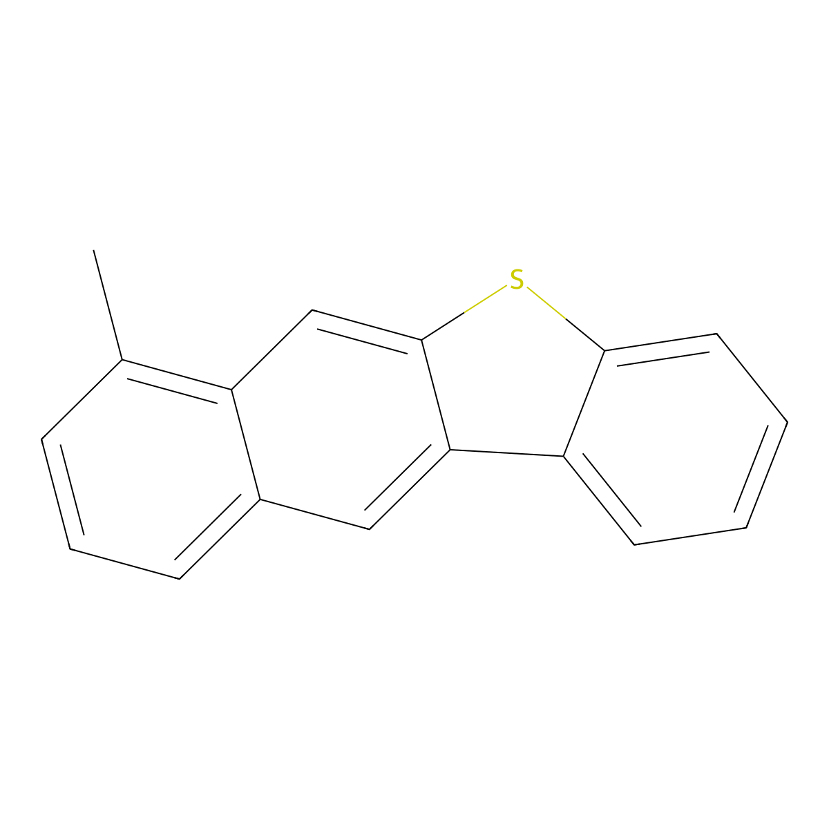 7-Methylbenzo[b]naphtho[2,3-d]thiophene molecular structure, CAS 24964-09-8