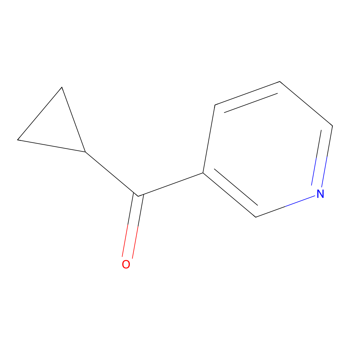 Cyclopropyl(3-Pyridinyl)Methanone molecular structure, CAS 24966-13-0