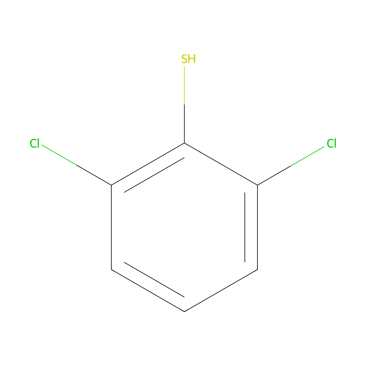 Benzenethiol, 2,6-dichloro- molecular structure, CAS 24966-39-0