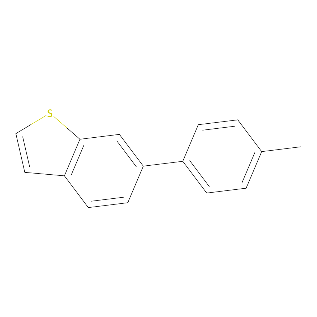 6-(4-Methylphenyl)benzo[b]thiophene molecular structure, CAS 2496636-29-2