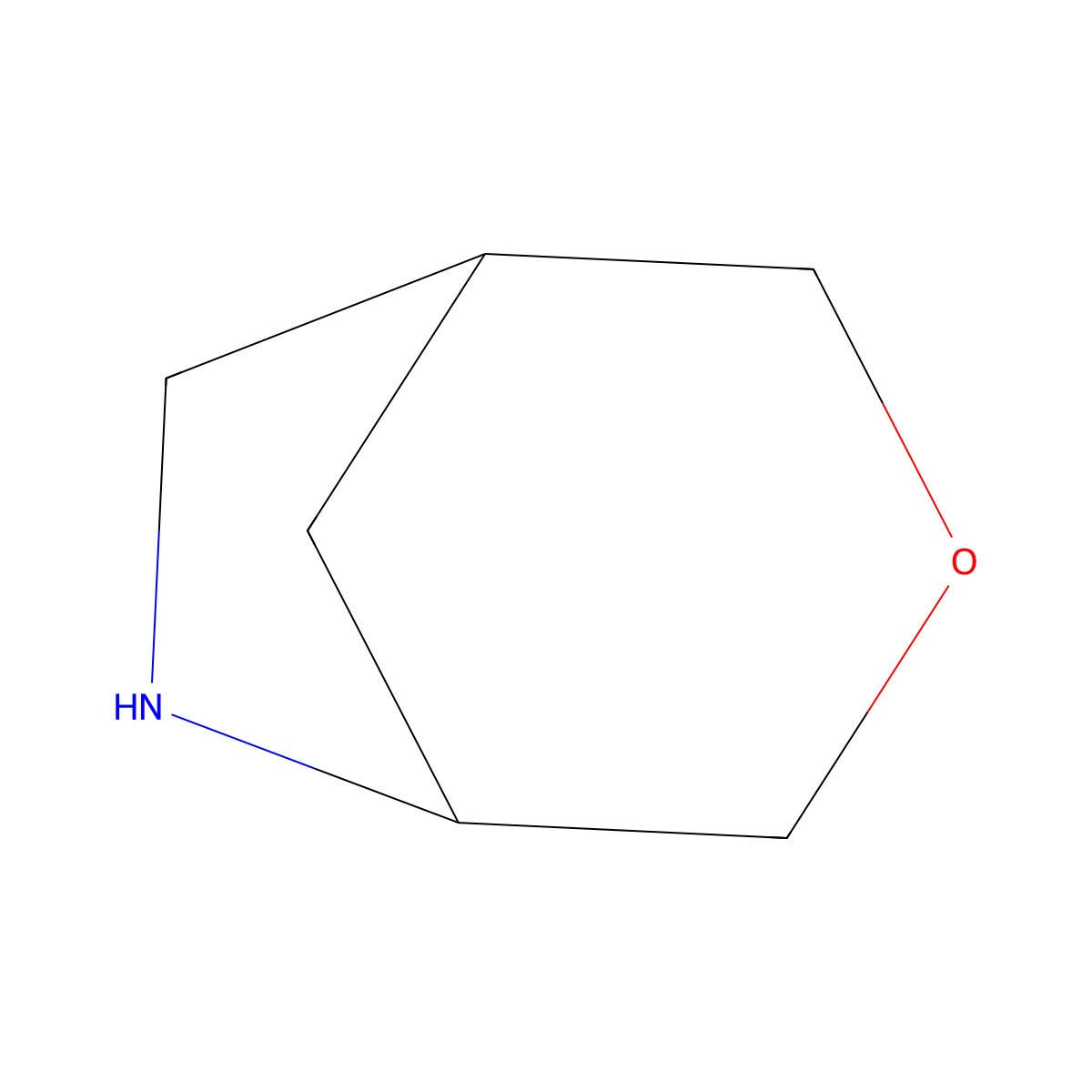 3-Oxa-6-azabicyclo[3.2.1]octane molecular structure, CAS 24973-01-1