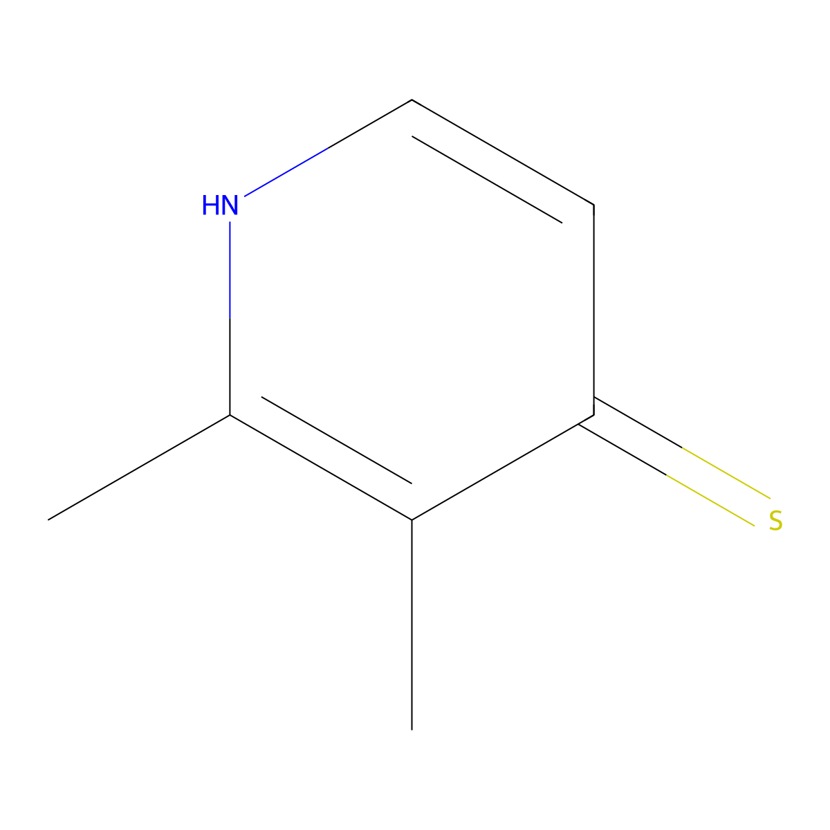 2,3-Dimethylpyridine-4-thiol molecular structure, CAS 2498598-76-6