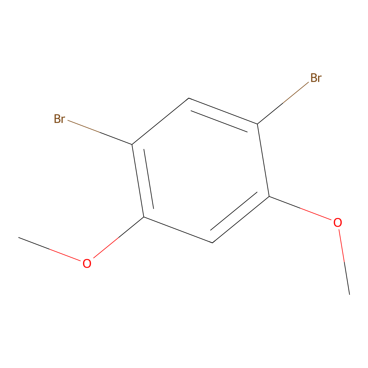 1,5-Dibromo-2,4-dimethoxybenzene molecular structure, CAS 24988-36-1