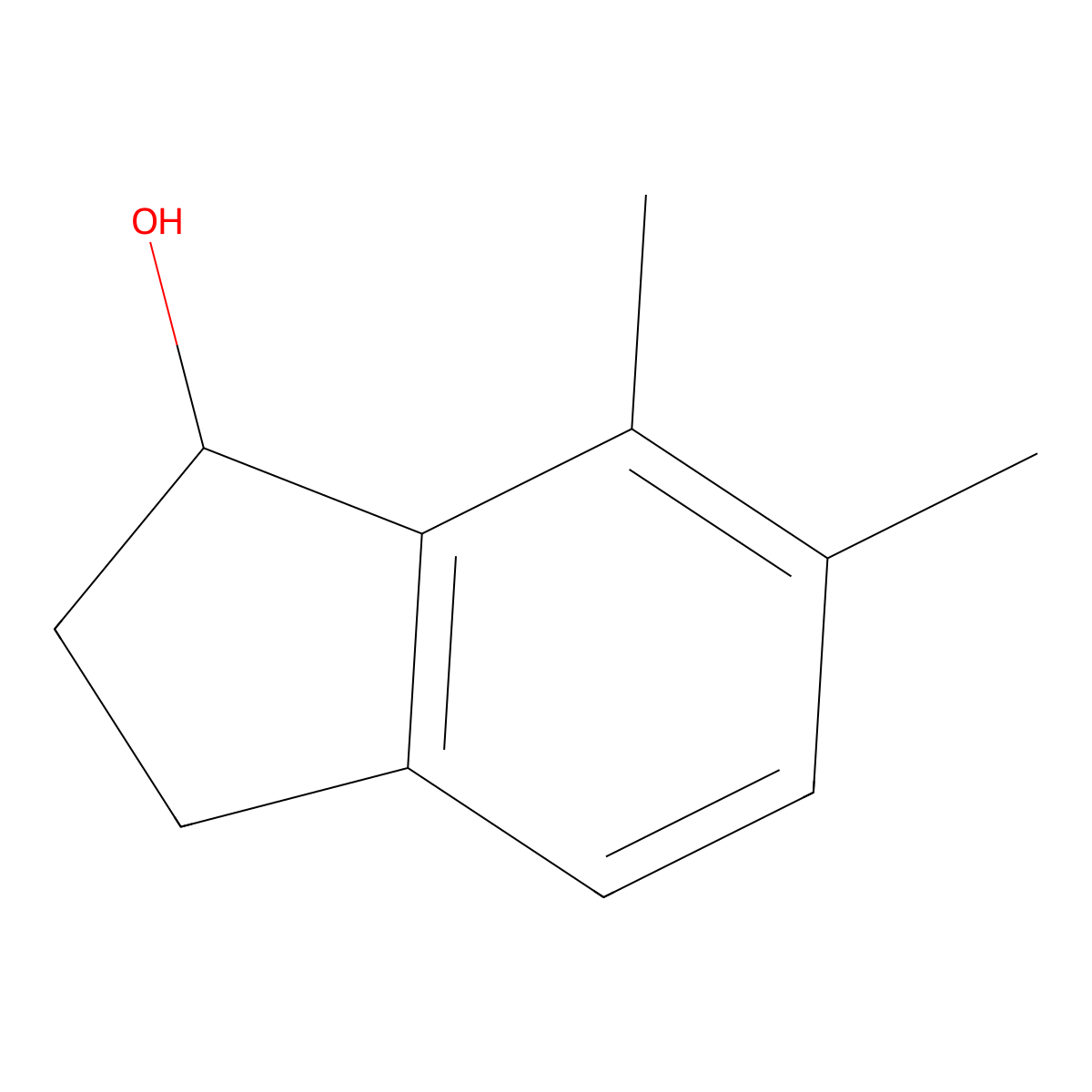 6,7-dimethyl-2,3-dihydro-1H-inden-1-ol molecular structure, CAS 249897-27-6