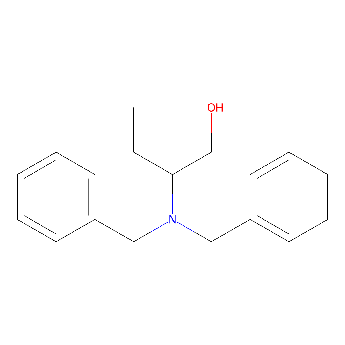 (S)-2-(Dibenzylamino)butan-1-ol molecular structure, CAS 249922-60-9