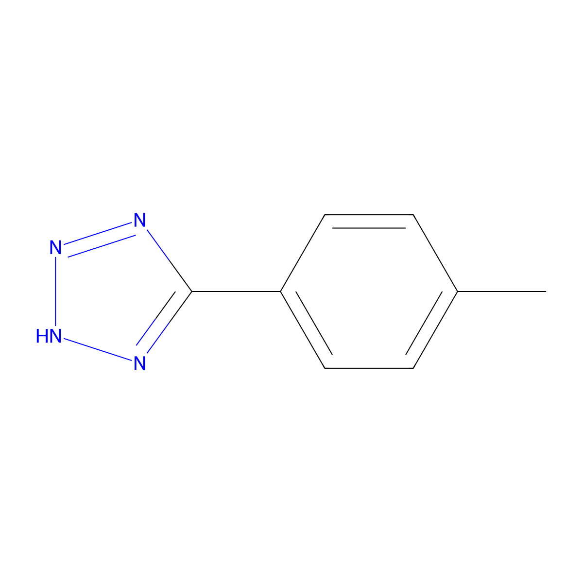 5-(4-Methylphenyl)-1H-tetrazole molecular structure, CAS 24994-04-5