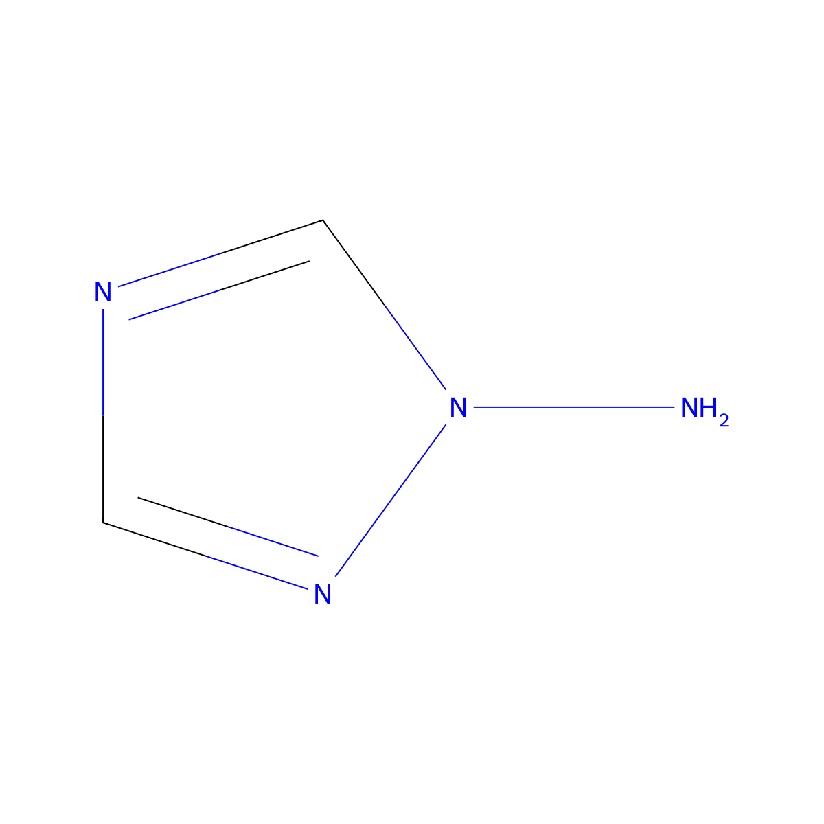 1H-1,2,4-triazol-1-amine molecular structure, CAS 24994-60-3
