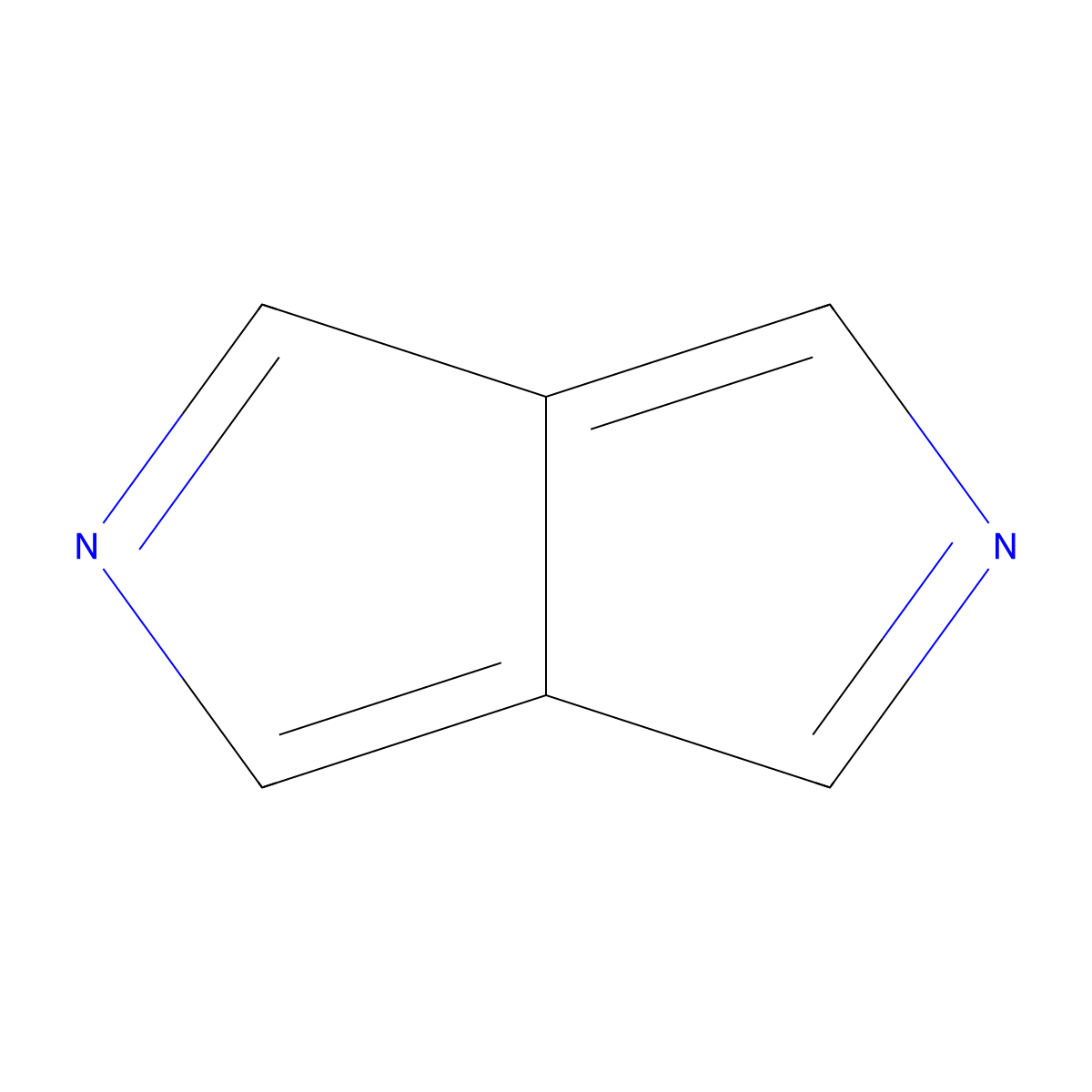 Pyrrolo[3,4-c]pyrrole molecular structure, CAS 250-30-6