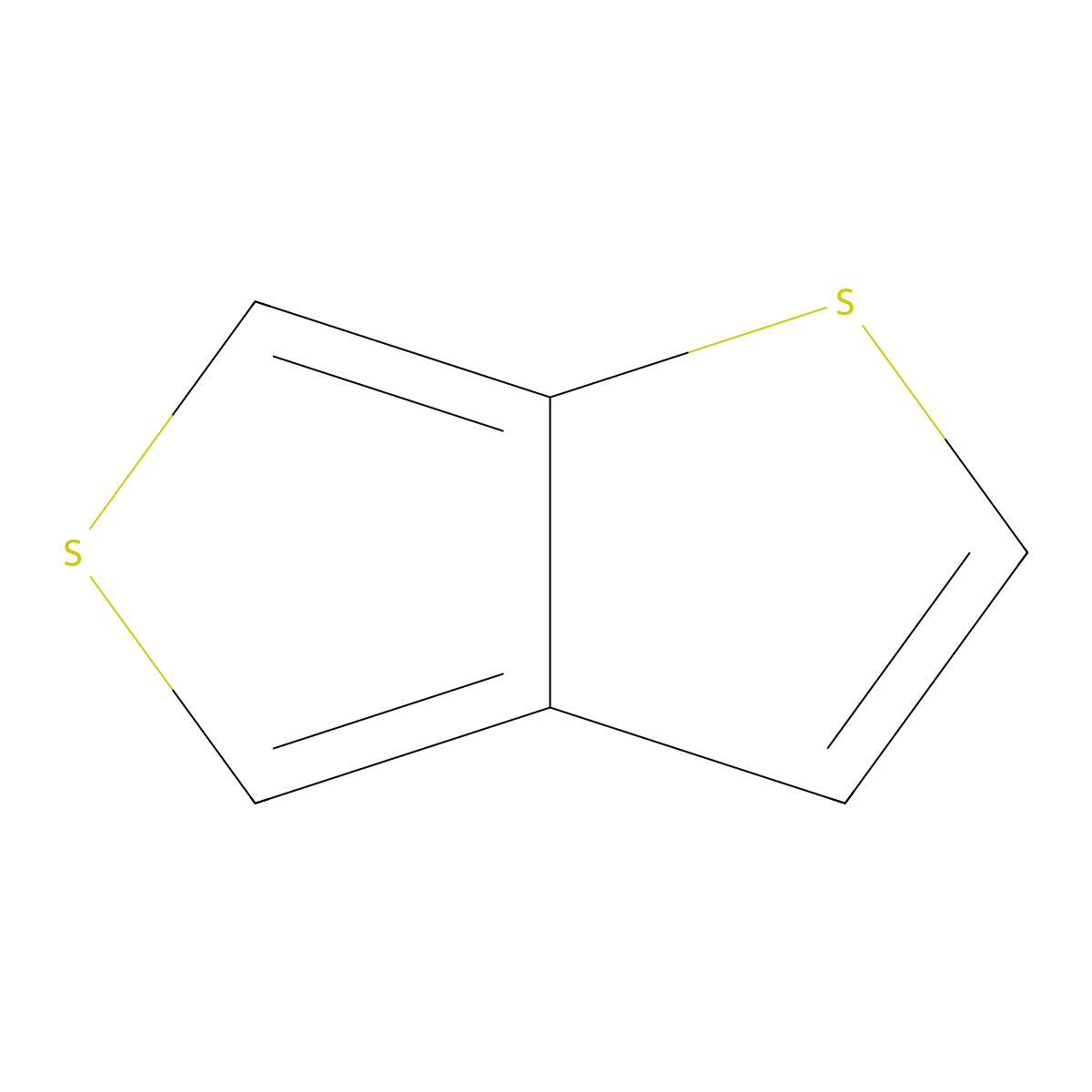 Thieno[3,4-b]thiophene molecular structure, CAS 250-65-7