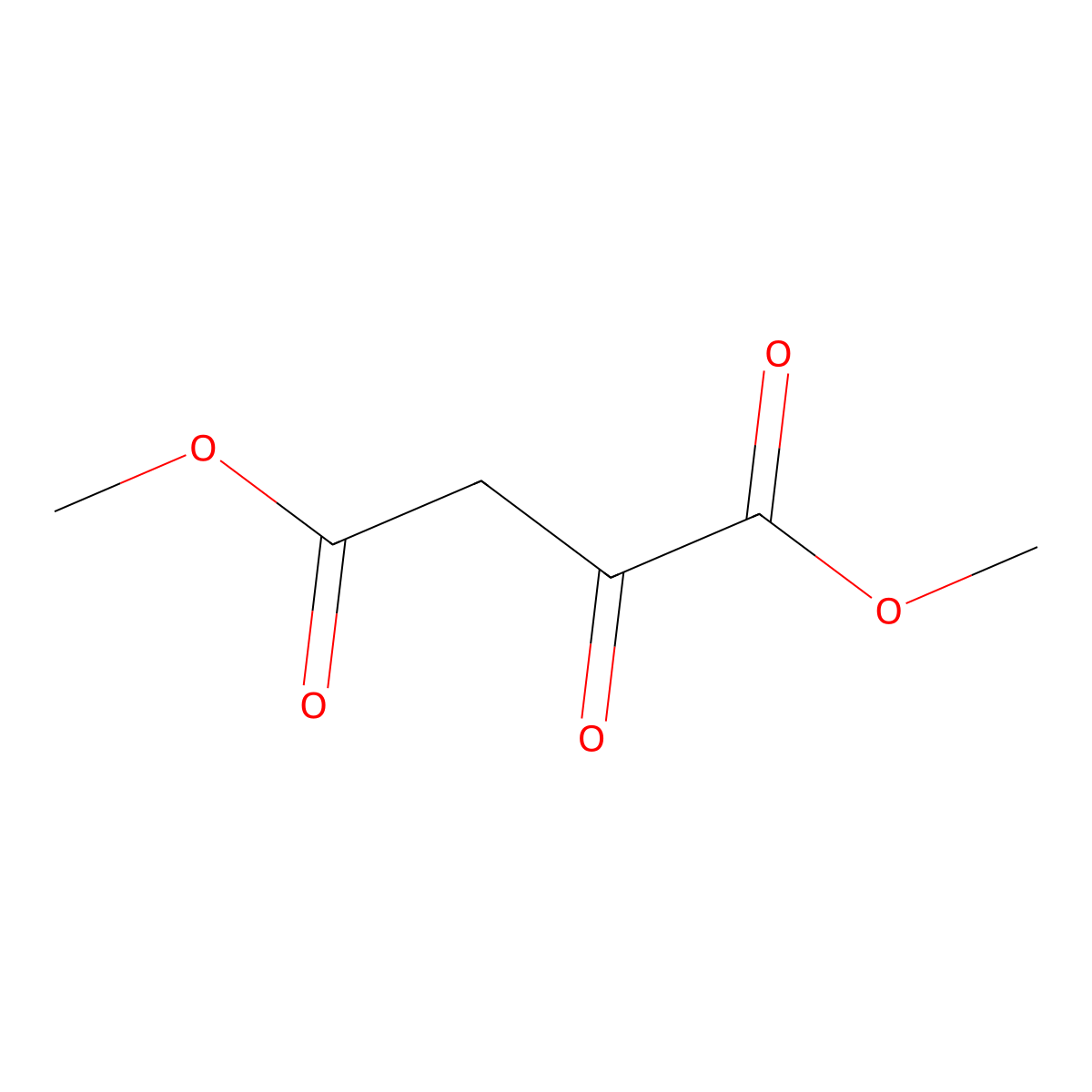 1,4-Dimethyl 2-oxobutanedioate molecular structure, CAS 25007-54-9