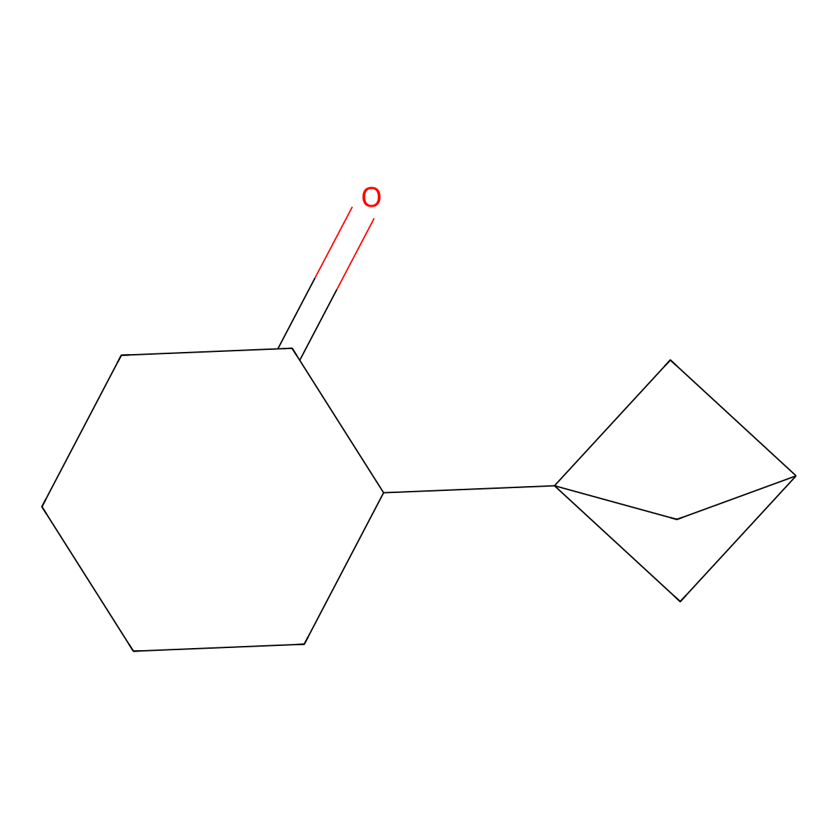 2-{Bicyclo[1.1.1]pentan-1-yl}cyclohexan-1-one molecular structure, CAS 2500915-93-3