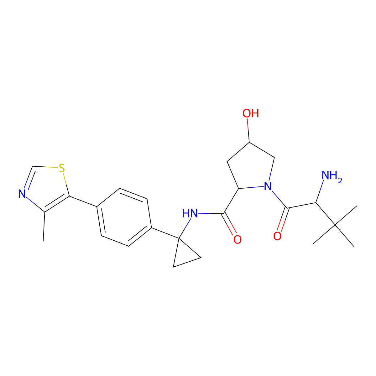 Cyclopropane-(S,R,S)-AHPC molecular structure, CAS 2502205-74-3