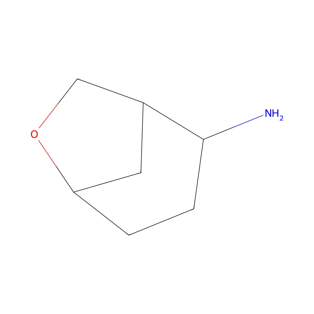 rac-(1R,2S,5R)-6-oxabicyclo[3.2.1]octan-2-amine molecular structure, CAS 2503155-46-0