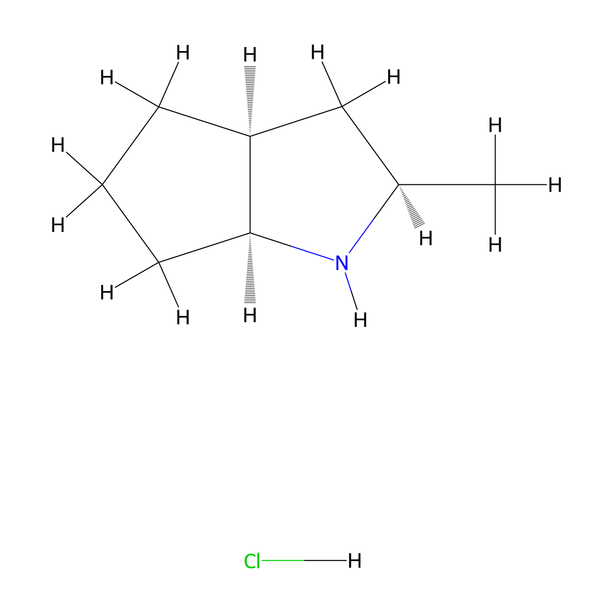(2R,3aS,6aS)-2-methyl-octahydrocyclopenta[b]pyrrole hydrochloride molecular structure, CAS 2503155-78-8