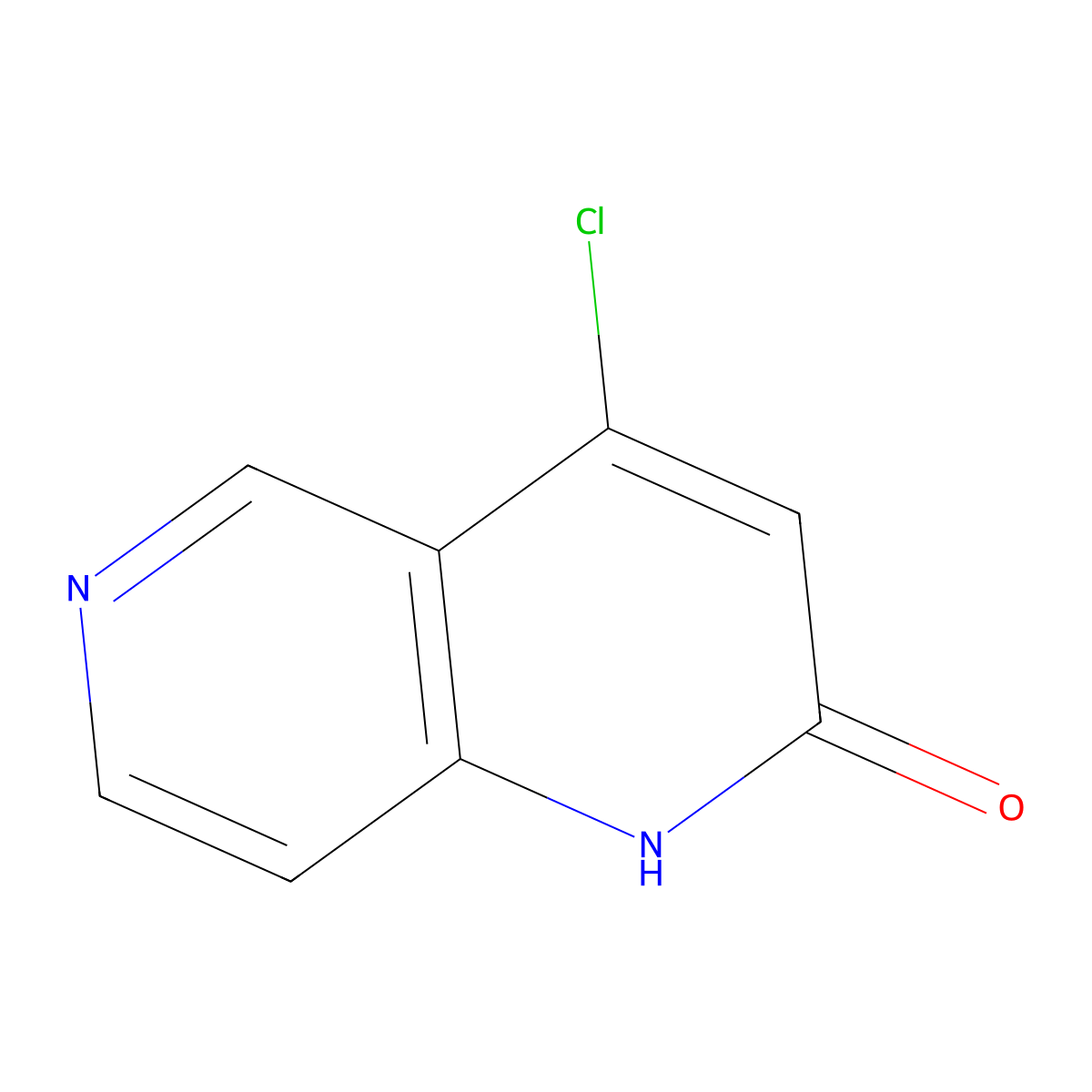 4-Chloro-1,2-dihydro-1,6-naphthyridin-2-one molecular structure, CAS 2503202-03-5