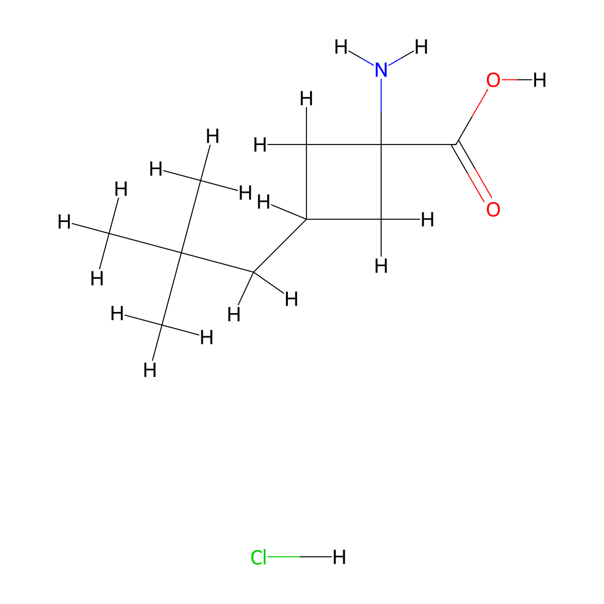 1-Amino-3-(2,2-dimethylpropyl)cyclobutane-1-carboxylic acid hydrochloride molecular structure, CAS 2503203-21-0