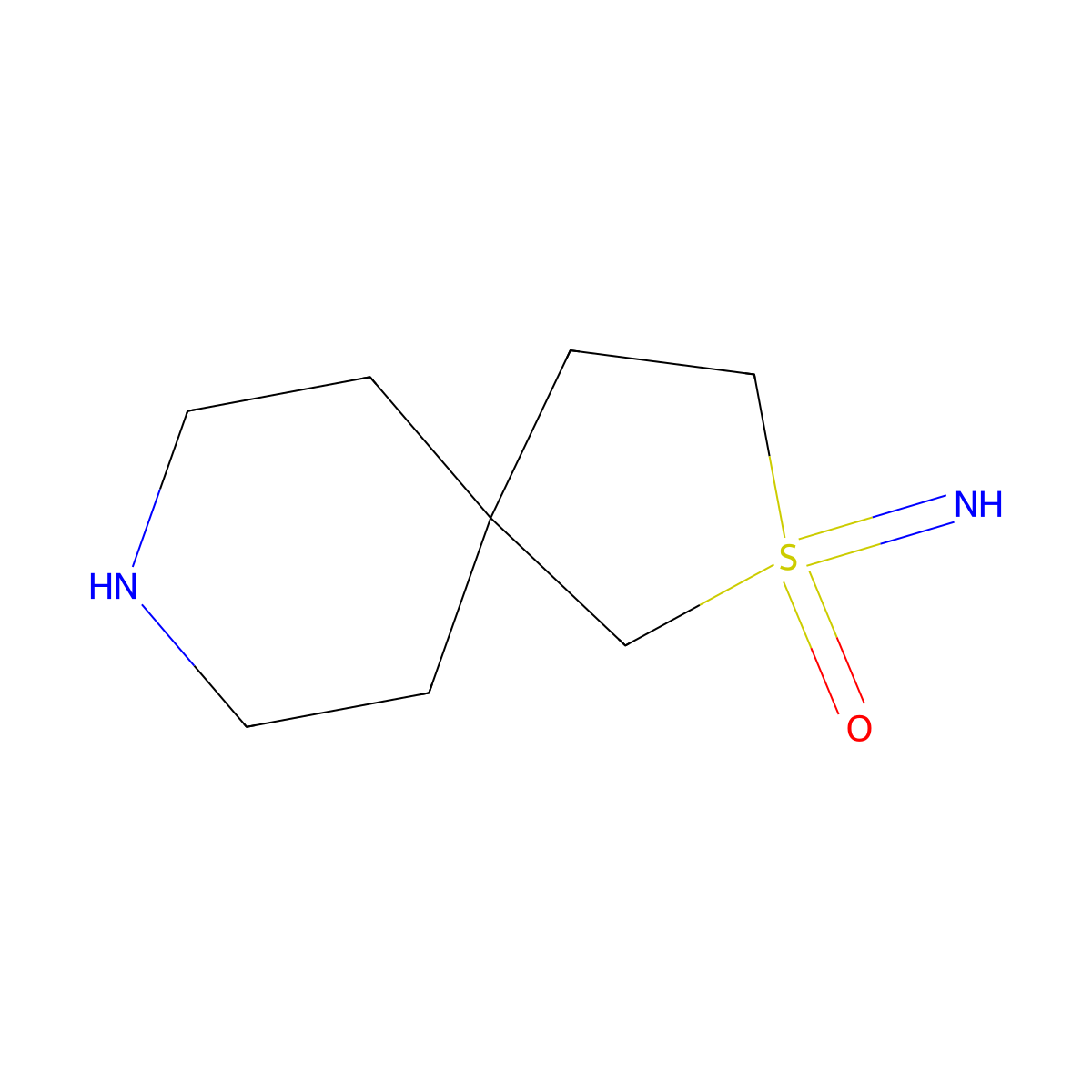 2-Imino-2lambda6-thia-8-azaspiro[4.5]decan-2-one molecular structure, CAS 2503203-40-3