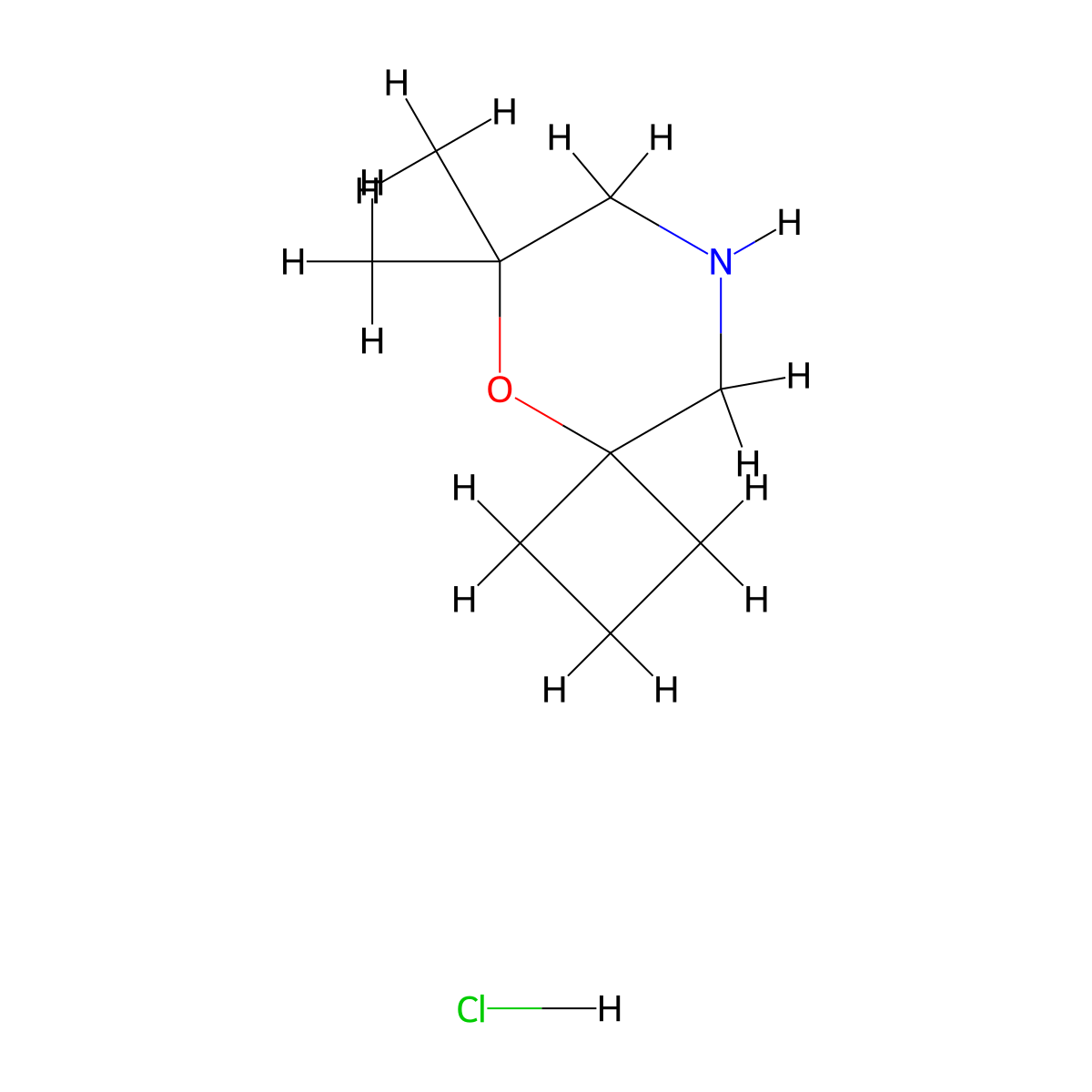 6,6-Dimethyl-5-oxa-8-azaspiro[3.5]nonane hydrochloride molecular structure, CAS 2503203-86-7