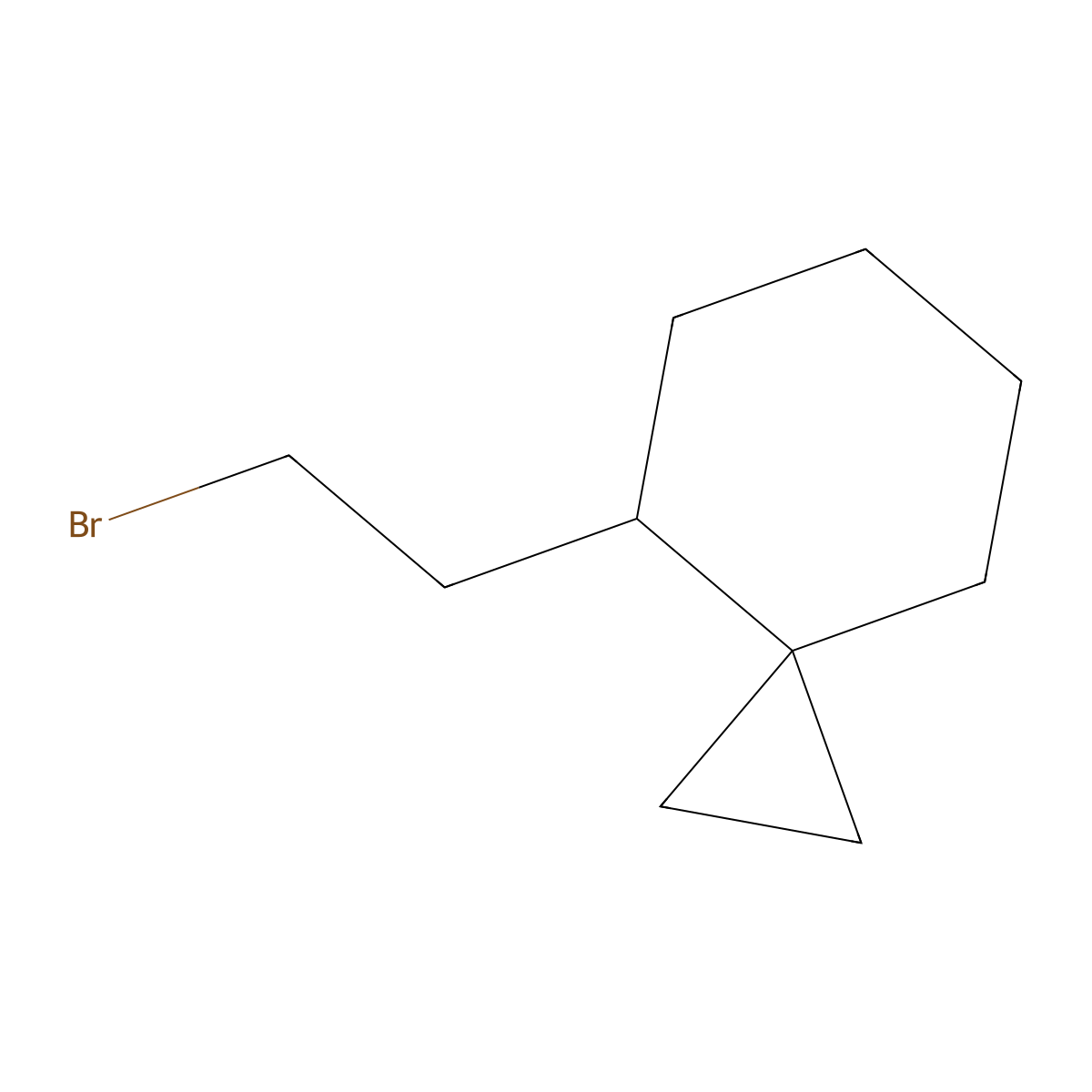4-(2-Bromoethyl)spiro[2.5]octane molecular structure, CAS 2503204-15-5