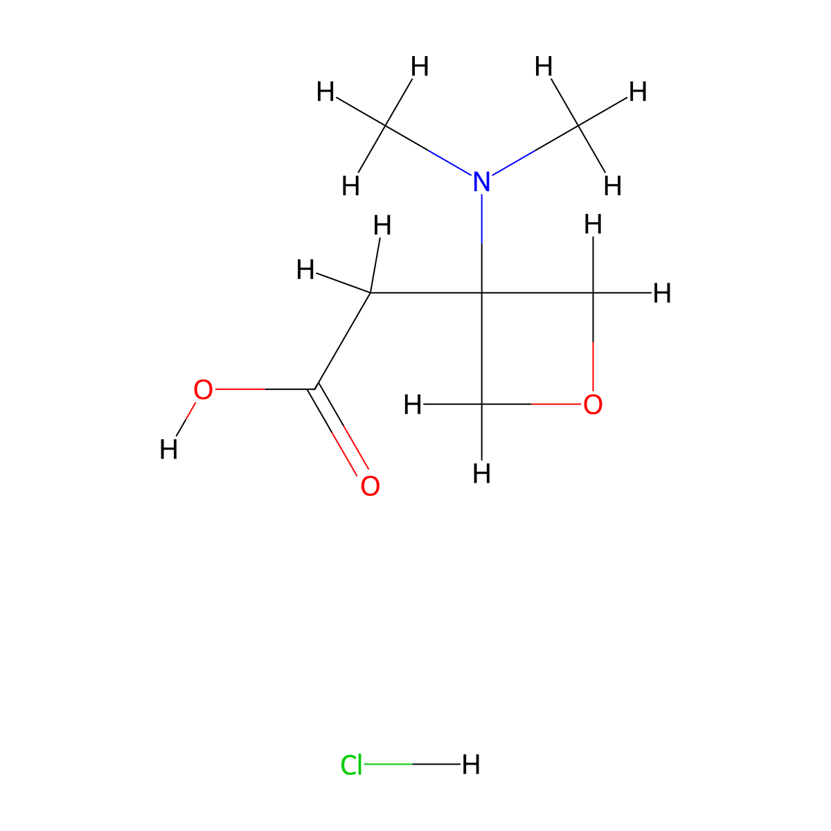 2-[3-(Dimethylamino)oxetan-3-yl]aceticacidhydrochloride molecular structure, CAS 2503204-37-1