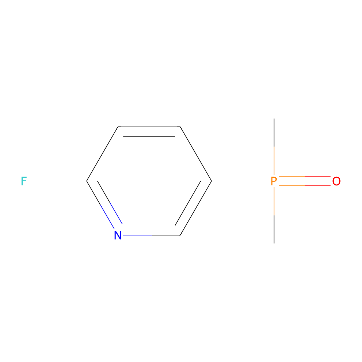 5-(Dimethylphosphoryl)-2-fluoropyridine molecular structure, CAS 2503206-57-1