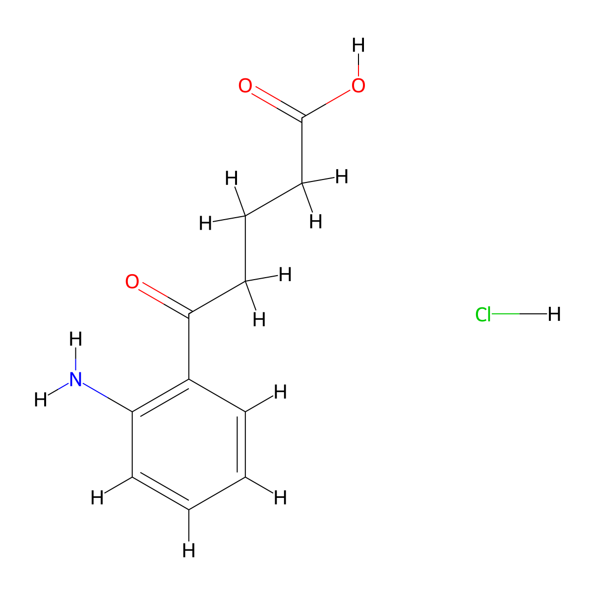 5-(2-Aminophenyl)-5-oxopentanoic acid hydrochloride molecular structure, CAS 2503207-35-8