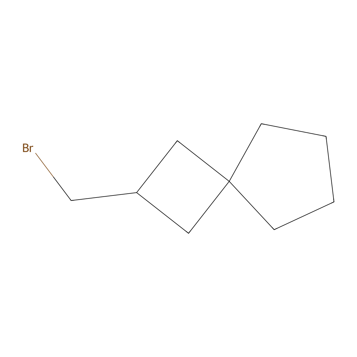 2-(Bromomethyl)spiro[3.4]octane molecular structure, CAS 2503208-10-2