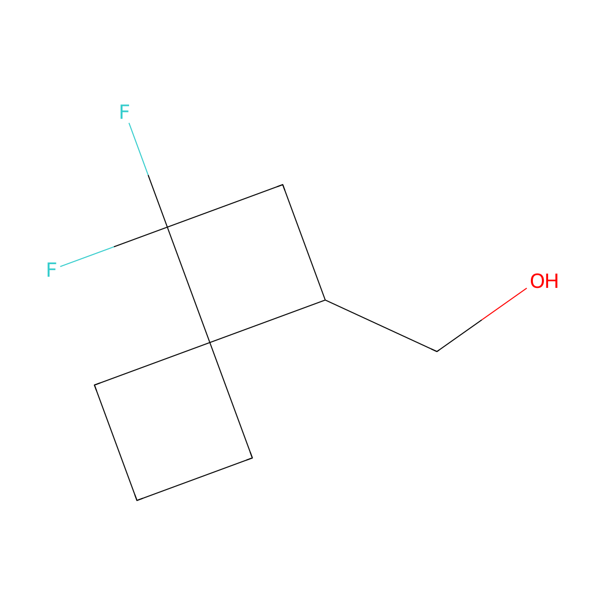 {3,3-Difluorospiro[3.3]heptan-1-yl}methanol molecular structure, CAS 2503208-68-0