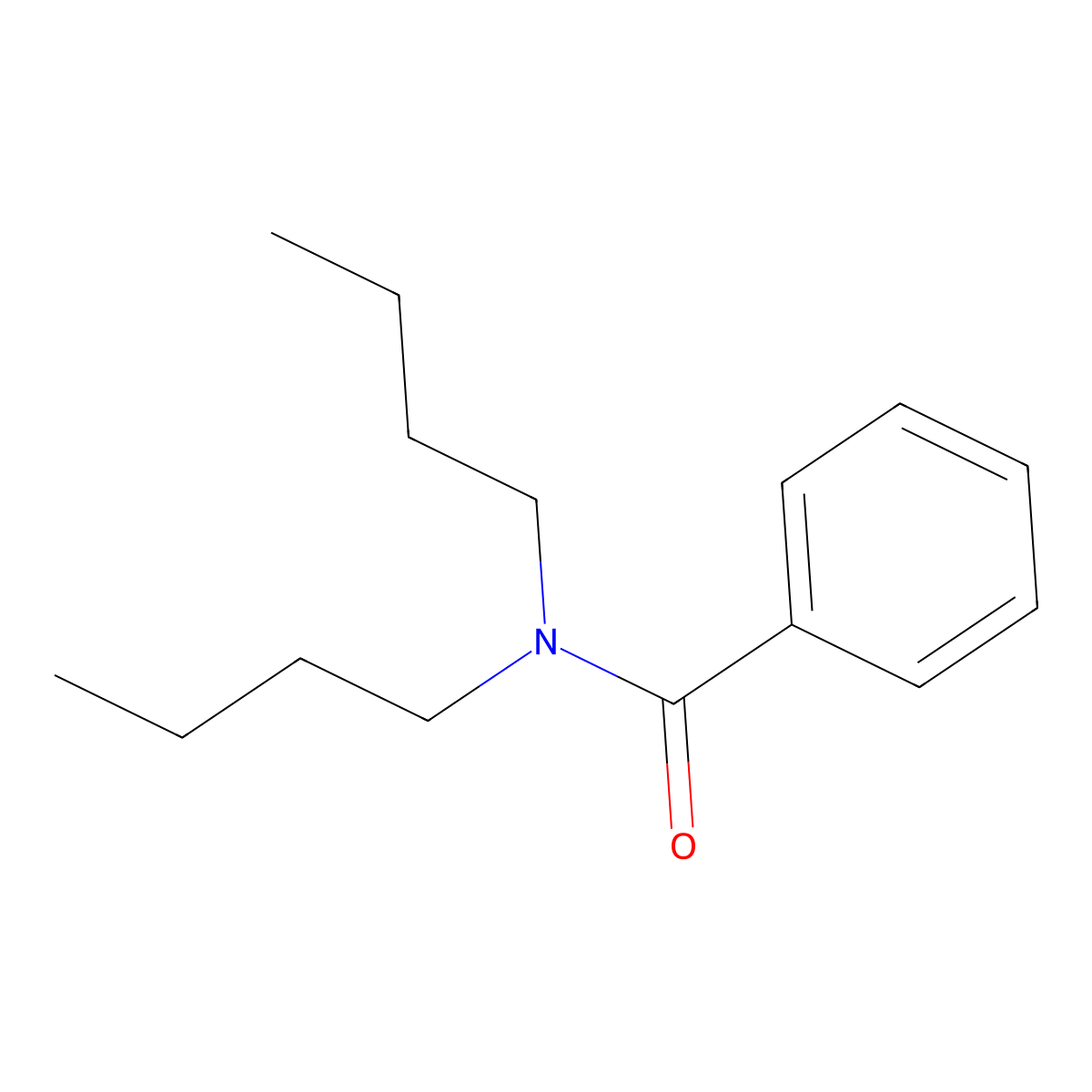 N,N-Dibutylbenzamide molecular structure, CAS 25033-65-2