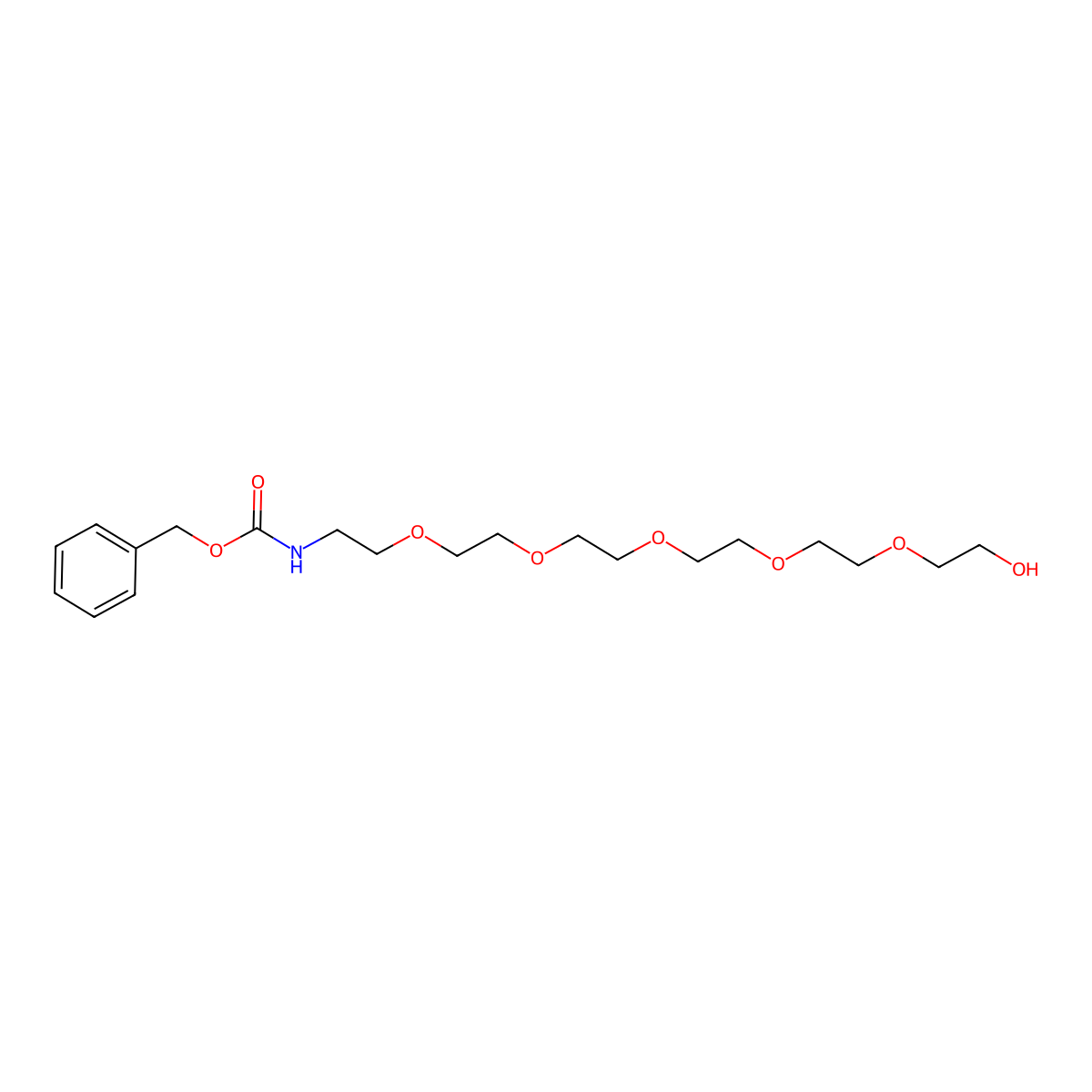 CbzNH-PEG6-OH molecular structure, CAS 250330-58-6