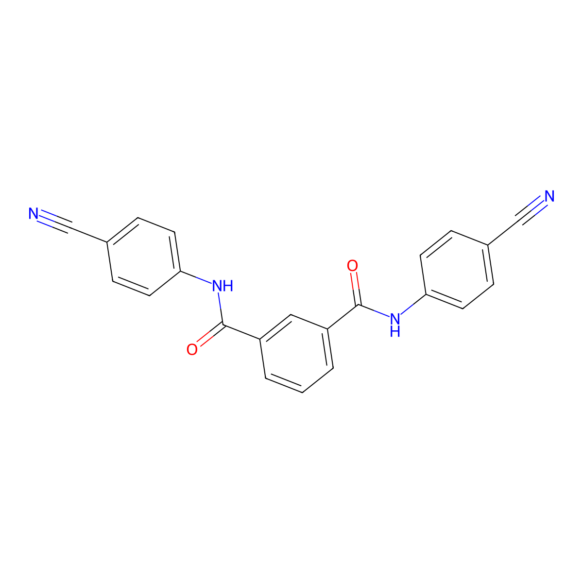 N,3-benzenedicarboxamide molecular structure, CAS 250343-08-9