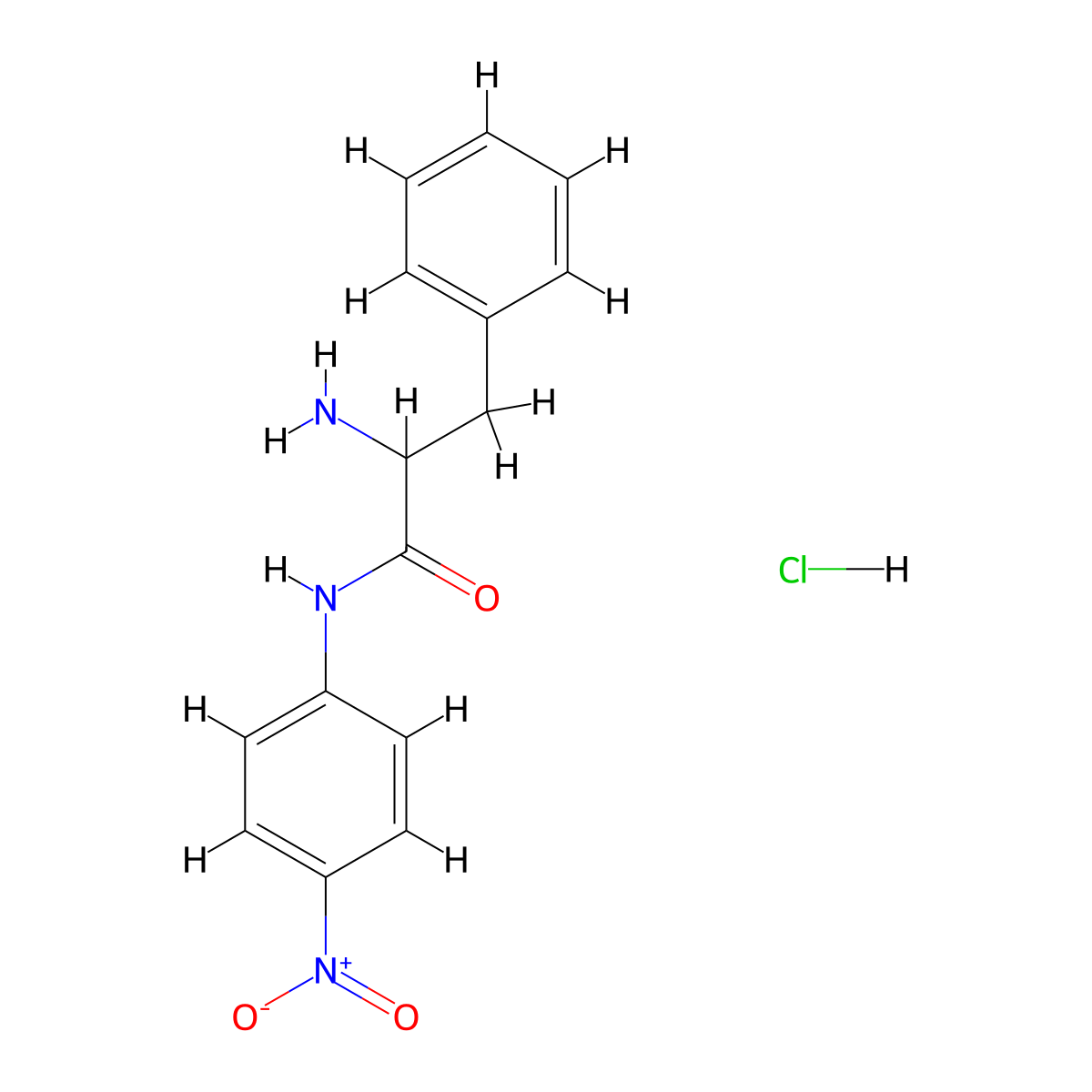 H-DL-Phe-pNAHCl molecular structure, CAS 2504201-32-3