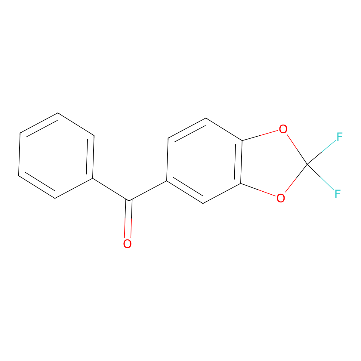 (2,2-Difluoro-benzo[1,3]dioxol-5-yl)-phenyl-methanone molecular structure, CAS 2504201-50-5